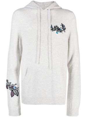 Zadig&Voltaire embroidered-motif hoodie - Neutrals