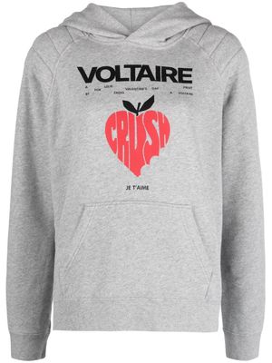 Zadig&Voltaire Evata Concert Crush mélange hoodie - Grey