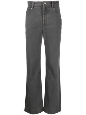 Zadig&Voltaire Evy mid-rise straight-leg jeans - Grey