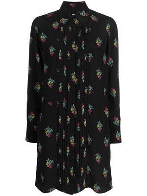 Zadig&Voltaire floral-print shirt dress - Black