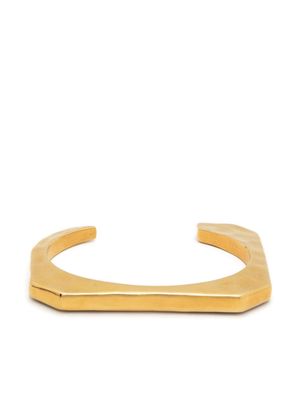 Zadig&Voltaire geometric-cut cuff bangle - Gold