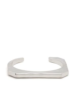 Zadig&Voltaire geometric-cut cuff bangle - Silver