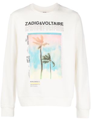 Zadig&Voltaire graphic-print sweatshirt - White