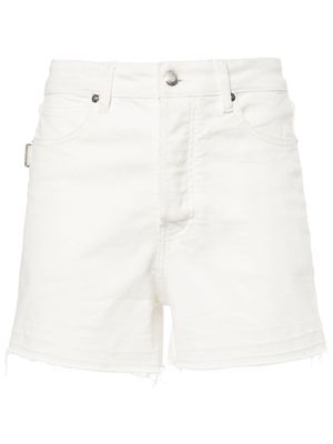 Zadig&Voltaire high-rise denim shorts - White