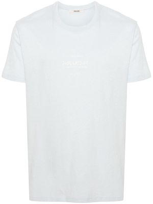 Zadig&Voltaire Jetty cotton-blend T-shirt - Blue