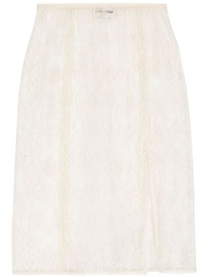 Zadig&Voltaire Justicia floral-lace skirt - Neutrals