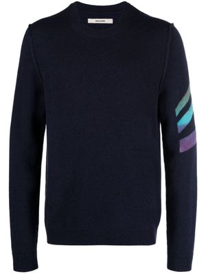 Zadig&Voltaire Kennedy Arrow cashmere jumper - Blue