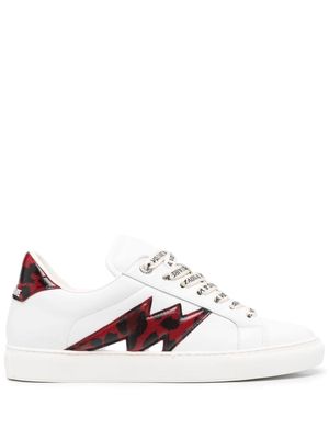 Zadig&Voltaire La Flash leather sneakers - White