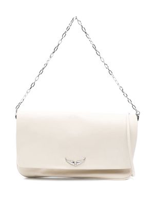 Zadig&Voltaire large Rock Eternal clutch bag - Neutrals