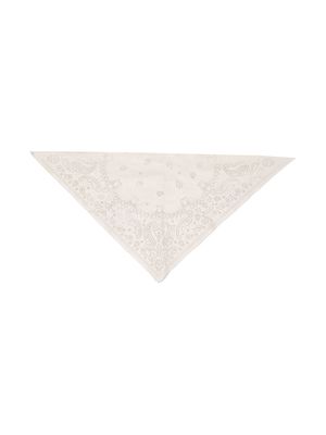 Zadig&Voltaire laser-cut bandana scarf - Neutrals
