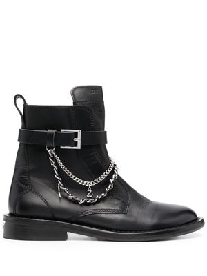 Zadig&Voltaire Laureen chain-link ankle boots - Black