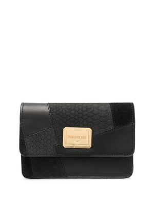 Zadig&Voltaire Le Cecilia calf-leather wallet - Black