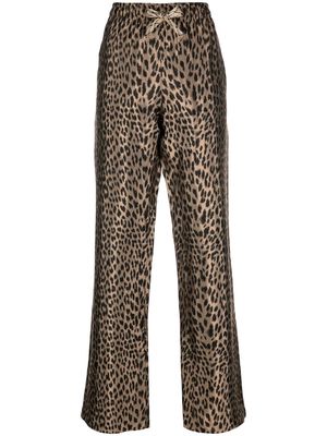 Zadig&Voltaire leopard-print trousers - Brown