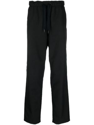 Zadig&Voltaire logo-patch straight-leg trousers - Black