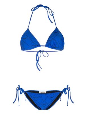 Zadig&Voltaire logo-print bikini - Blue