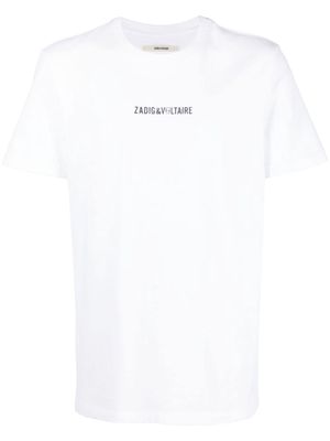 Zadig&Voltaire logo-print cotton T-shirt - White