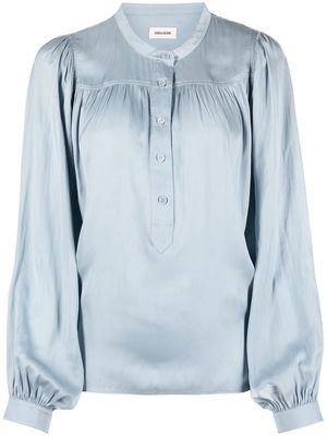 Zadig&Voltaire long-sleeve blouse - Blue