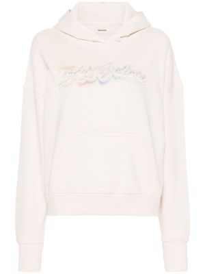 Zadig&Voltaire Mia logo-print cotton hoodie - Pink