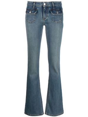 Zadig&Voltaire mid-rise bootcut jeans - Blue