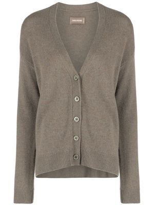 Zadig&Voltaire Mirka embellished cashmere cardigan - Green
