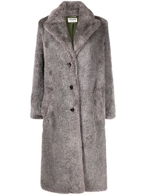 Zadig&Voltaire Monaco faux-fur coat - Grey