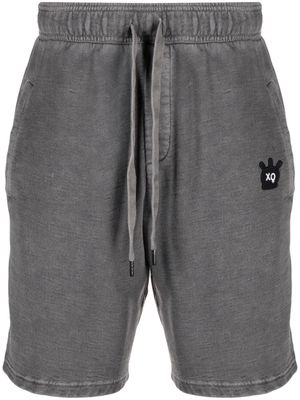 Zadig&Voltaire Party Skull faded-effect shorts - Grey