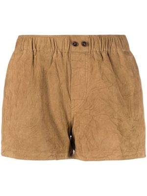 Zadig&Voltaire Paxi suede shorts - Brown