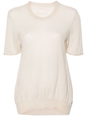 Zadig&Voltaire perforated-wings cashmere jumper - Neutrals