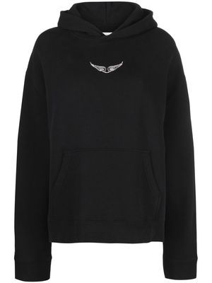 Zadig&Voltaire photographic-print oversized hoodie - Black