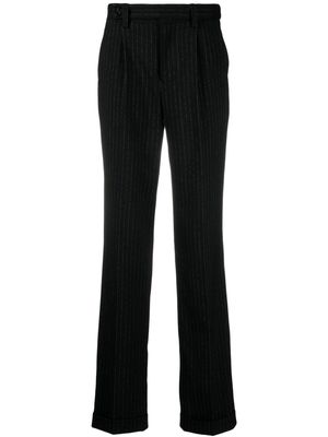 Zadig&Voltaire pinstriped pressed-crease tailored trousers - Black