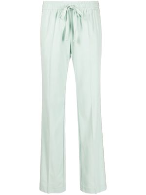 Zadig&Voltaire Pomy crepe texture trousers - Blue