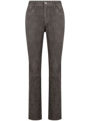 Zadig&Voltaire Priva goatskin trousers - Brown