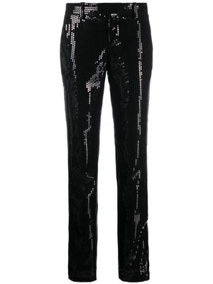 Zadig&Voltaire Pruny sequinned tapered trousers - Black