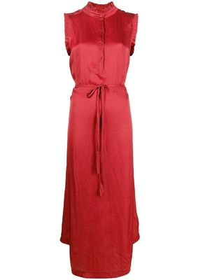 Zadig&Voltaire Raos sleeveless shirt dress - Red