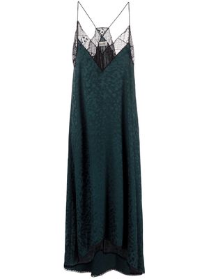 Zadig&Voltaire Risty leopard-print dress - Green