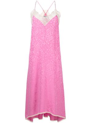 Zadig&Voltaire Risty leopard-print dress - Pink