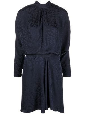 Zadig&Voltaire Ritas jacquard silk dress - Blue