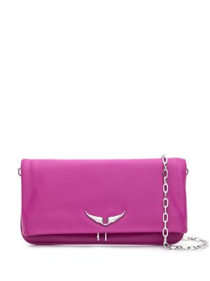 Zadig&Voltaire Rock Eternal leather shoulder bag - Pink