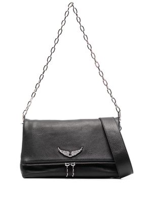 Zadig&Voltaire Rock Swing Your Wings shoulder bag - Black