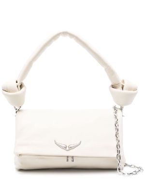 Zadig&Voltaire Rocky Eternal leather shoulder bag - Neutrals