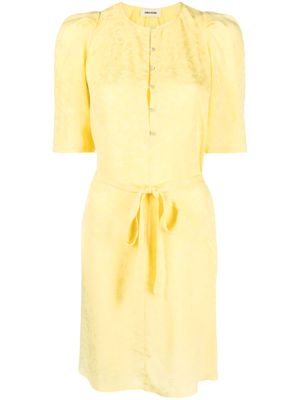 Zadig&Voltaire Rodji silk minidress - Yellow