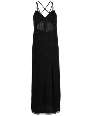 Zadig&Voltaire Rohal star-jacquard silk dress - Black