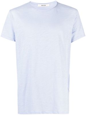 Zadig&Voltaire round neck short-sleeve T-shirt - Blue