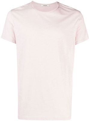 Zadig&Voltaire round neck short-sleeve T-shirt - Pink