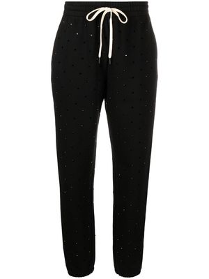 Zadig&Voltaire Roy crystal cotton track pants - Black