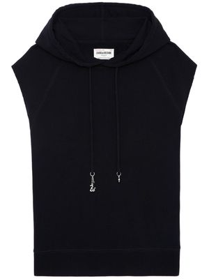 Zadig&Voltaire Rupper hooded cotton jumper - Black