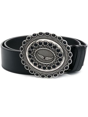 Zadig&Voltaire Santa Fe leather belt - Black
