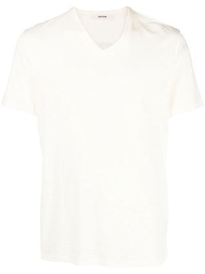 Zadig&Voltaire short-sleeve fitted T-shirt - Neutrals