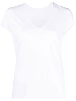 Zadig&Voltaire Story skull-embroidered T-shirt - White