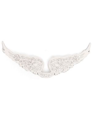 Zadig&Voltaire Swing Your Wing bag charm - White